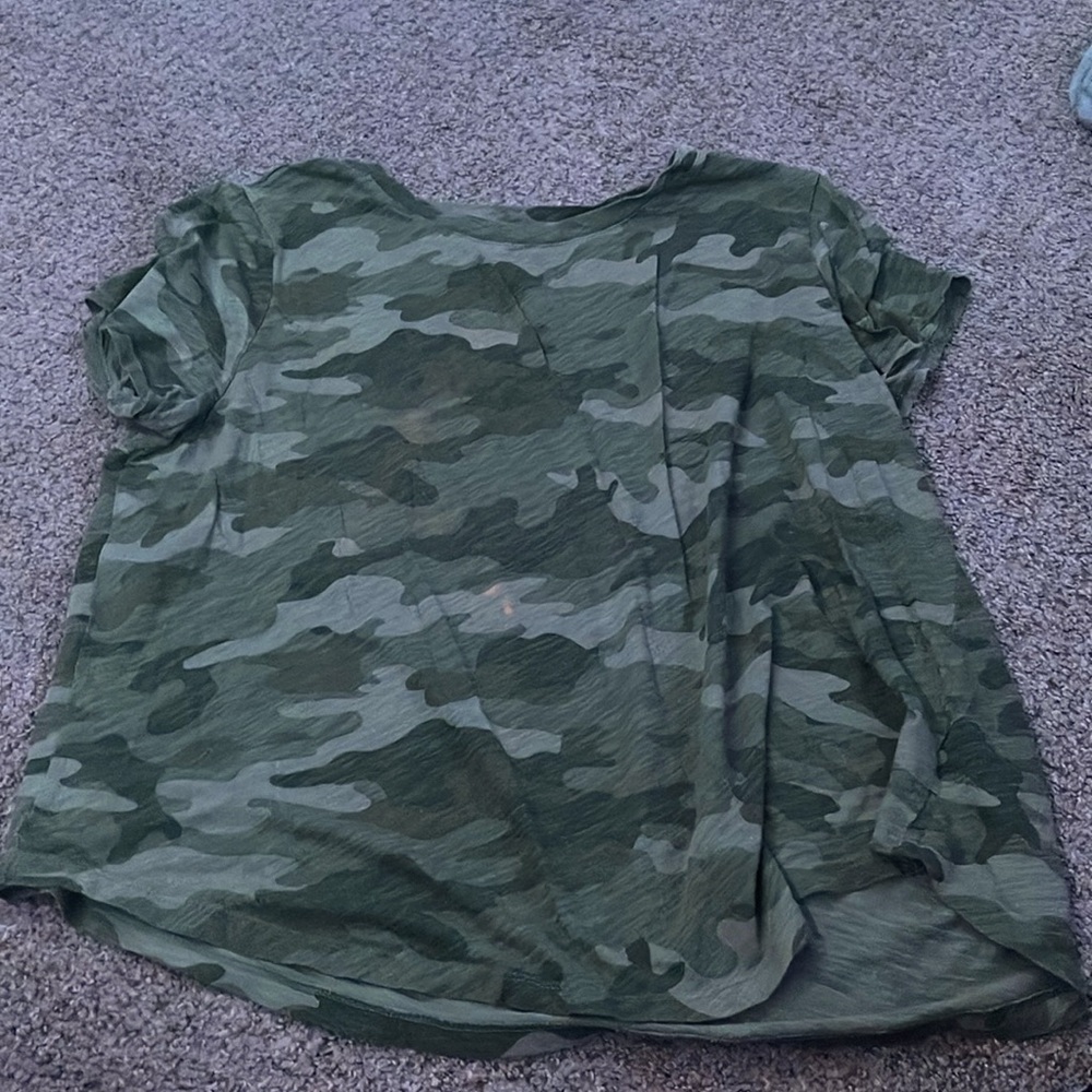 Green camo shirt